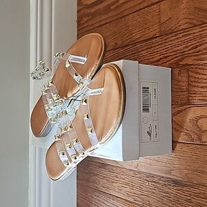 Mata Shoes size 7 fully chic clear sandals - new in box